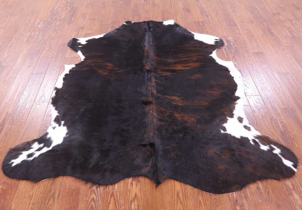 Organic Natural Hair-On Cowhide Area Rug 6' 8" X 6' 6" C1708