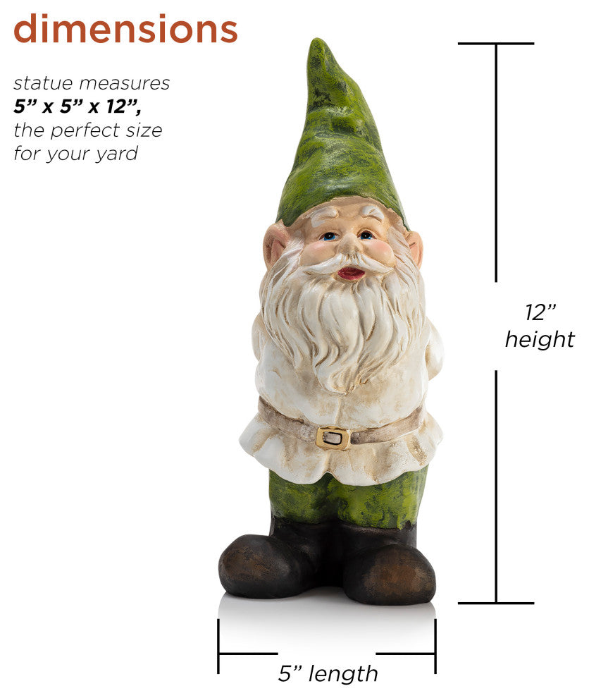 Bashful Gnome Statue
