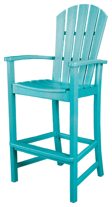 Polywood Palm Coast Bar Chair, Aruba