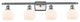 Innovations 516-4W-SN-G121-6-LED 4 Light Bath Vanity Light, Brushed Satin Nickel