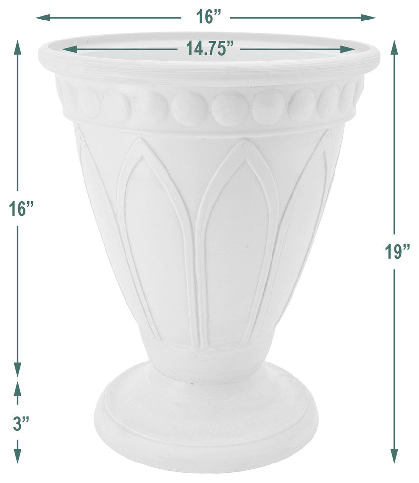 Bristol Urn Planter, Beige
