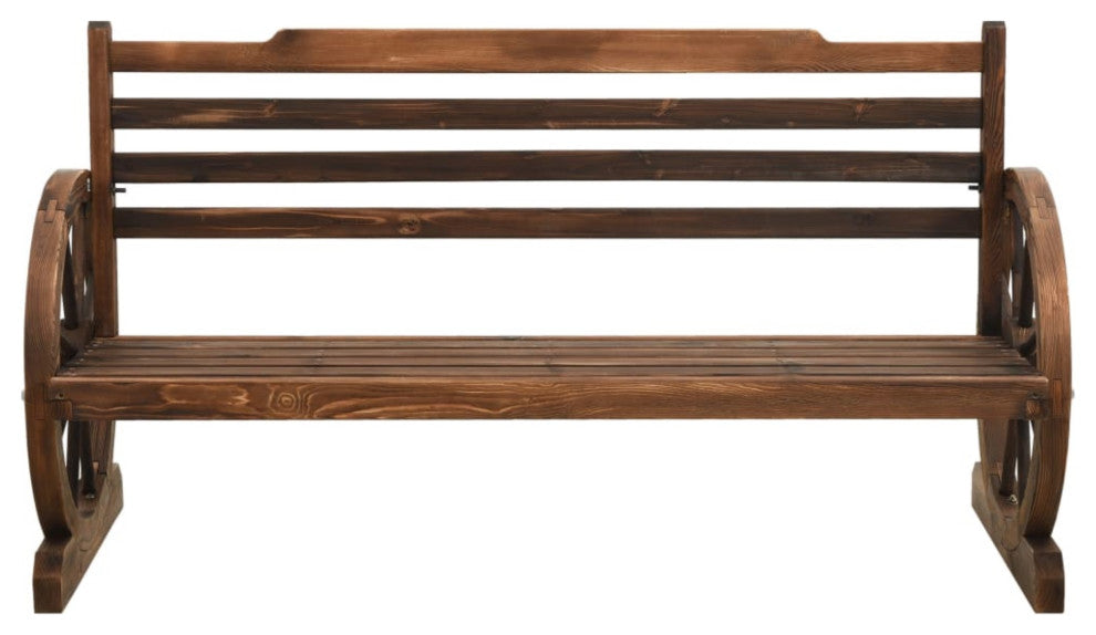 Vidaxl Garden Bench 55.9" Solid Firwood