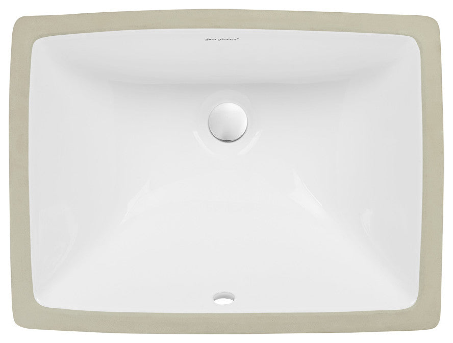 Plaisir 18" Rectangular Under-Mount Bathroom Sink