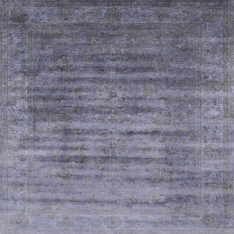 Ahgly Company Indoor Square Mid-Century Modern Area Rugs, 7' Square