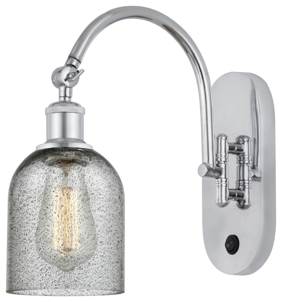 Innovations 518-1W-PC-G257-LED Caledonia 1 Light 5.3" Sconce, Polished Chrome