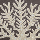 Luxury Throw Pillow Covers 24" x 24" Brown Cotton Sea Creatures - Coral Harvest