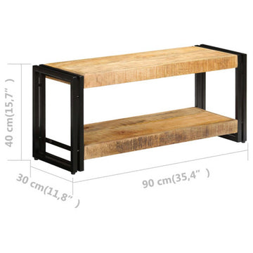 vidaXL TV Stand TV Unit Sideboard Home TV Console Media Unit Solid Mango Wood