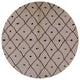 Ahgly Company Indoor Round Mid-Century Modern Area Rugs, 7' Round