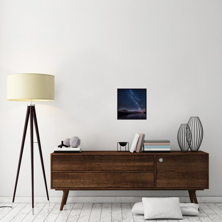 "Lost In The Stars" Framed Canvas Giclee by Alfredo Costanzo, 16x17"