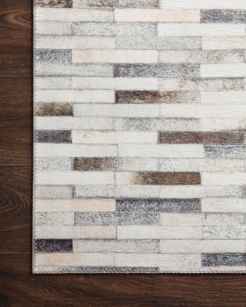 Printed Maddox Area Rug by Loloi II, Ivory/Gray, 5'x7'6"