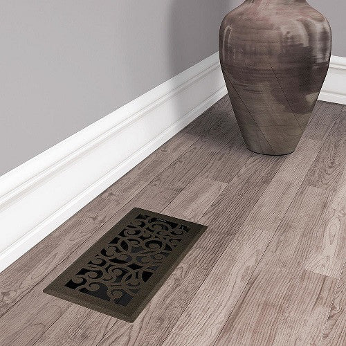 Wonderland Floor Register, Bronze Age, 4x10