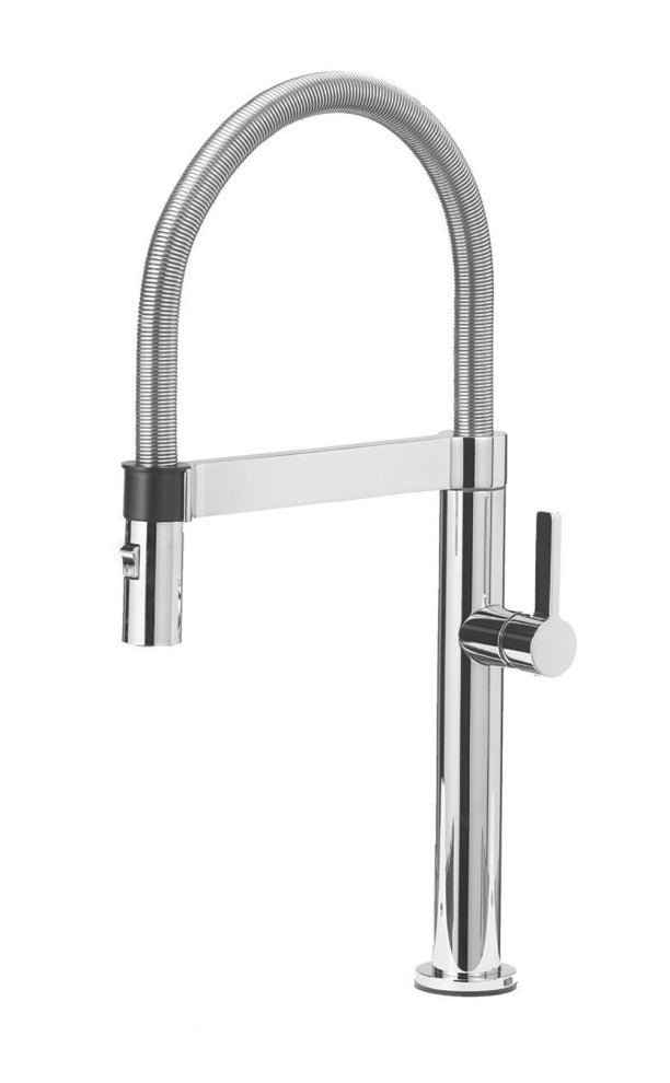 Blanco 441624 Culina 1-Handle Pull-Down Kitchen Faucet, Chrome