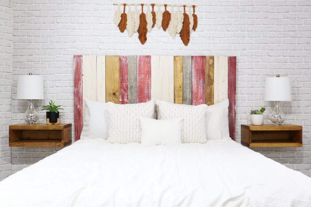 Handcrafted Headboard, Hanger Style, Country Mix, King
