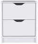 Nightstand Gandu, Bedroom, White