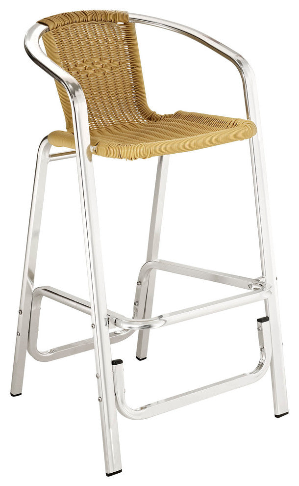 Modern Contemporary Dining Kitchen Bar Stool Natural