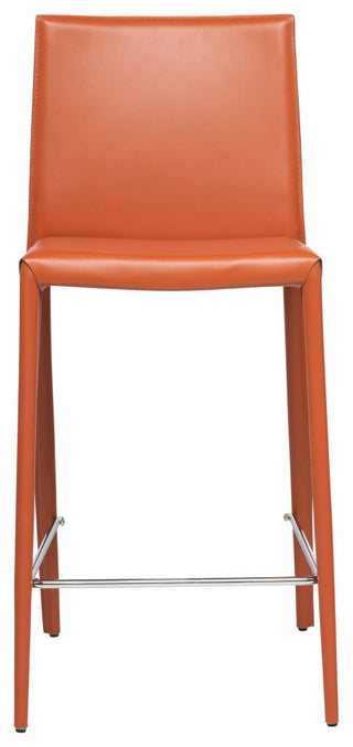 Elite Living Prima Modern 26" Counter Height Bar Stool, Orange
