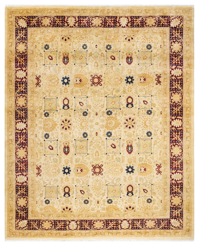 Jack, One-of-a-Kind Hand-Knotted Area Rug, Ivory, 8' 2"x10' 2"