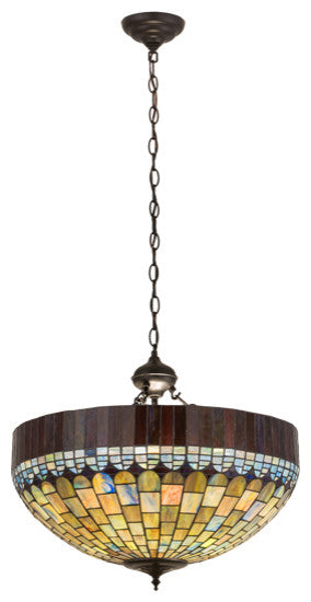 Meyda lighting 183687 22"W Tiffany Candice Inverted Pendant