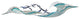 Coastal Home Decor 'Ocean Waves I' - Nautical Waves Art on Stainless Steel