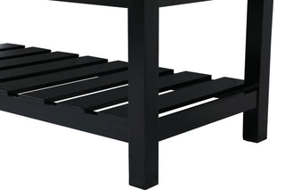 Home Living 22" Farmhouse Black-Light Bathroom Vanity