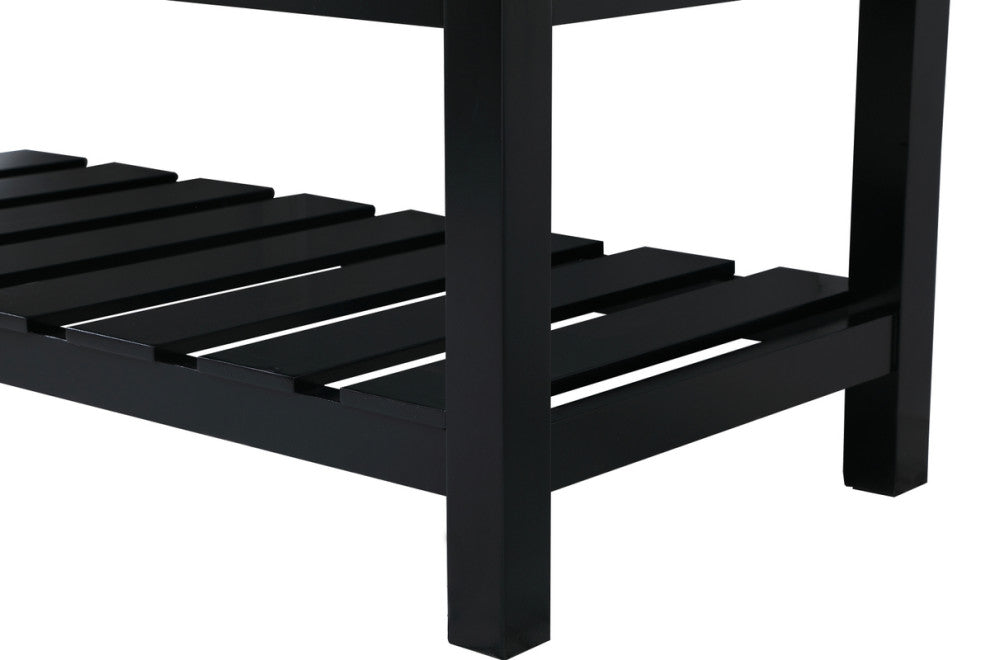 Home Living 22" Farmhouse Black-Light Bathroom Vanity