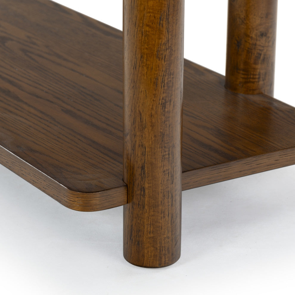 Safavieh Couture Edisyn Wood Console Table, Medium Oak