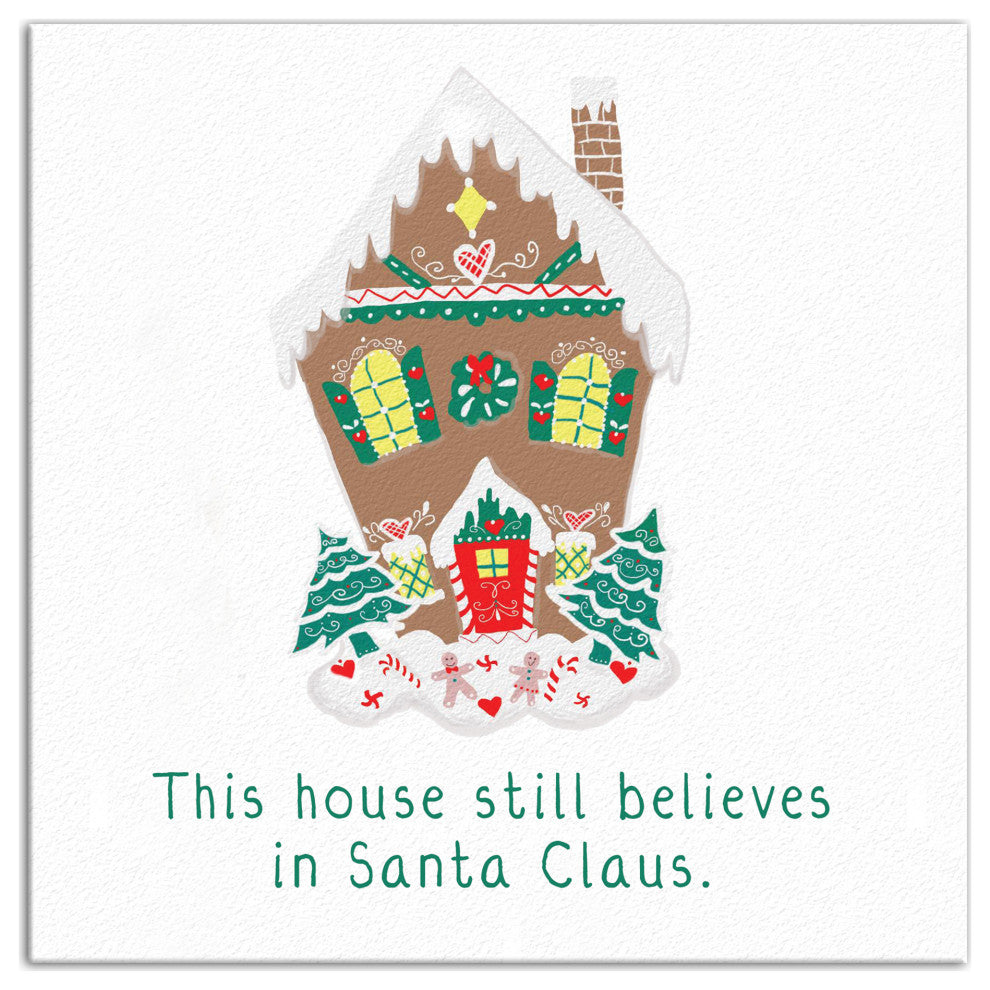 This House Believes 12x12 Canvas Wall Art