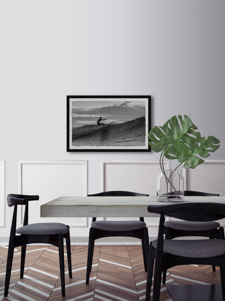 "Challenge Your Limits" Framed Painting Print, 12x8
