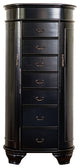 Daley Jewelry Armoire, Black