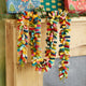 Multicolor Confetti Garland in Hand Felted Wool