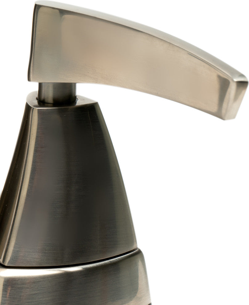 ALFI Brand AB1003-BN Brushed Nickel Two-Handle 4" Centerset Bathroom Faucet