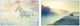 Horses in Nature Diptych, 48x16