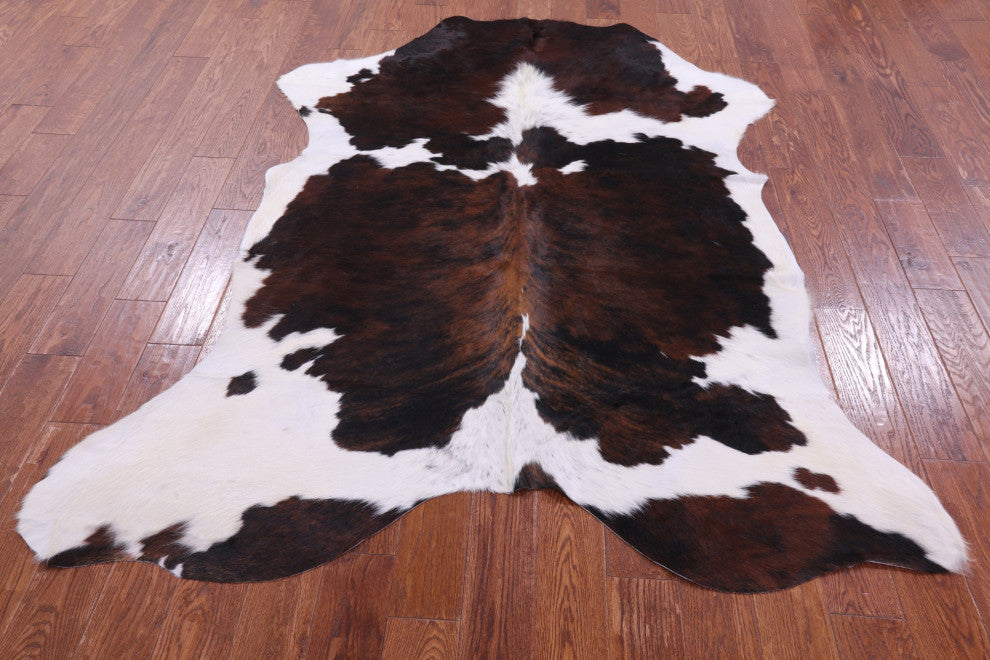 6' 10" X 5' 10" Natural Cowhide Rug C1655