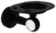 Pacific Beach Twisted Tumbler and Toothbrush Holder, Matte Black