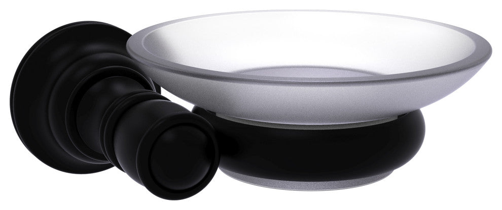 Carolina Wall Mounted Soap Dish, Matte Black