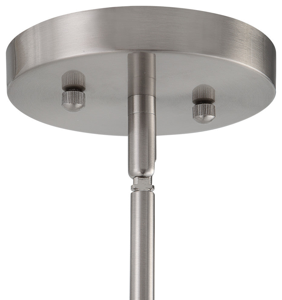 Uttermost Manheim 1-Light Nickel Cylinder Pendant