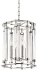 Haddon 4-Light Pendant, Polished Nickel