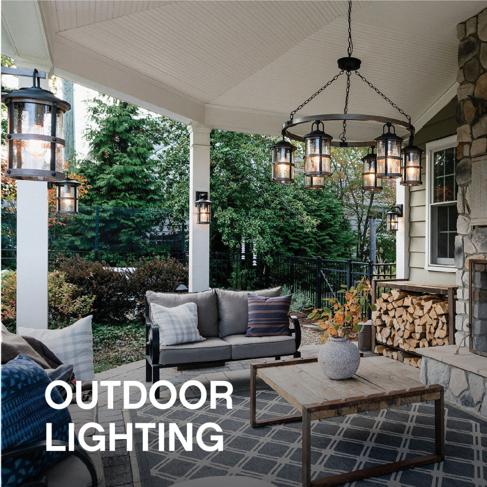 Hinkley Anchorage Large Wall Mount Lantern, Light Oiled Bronze