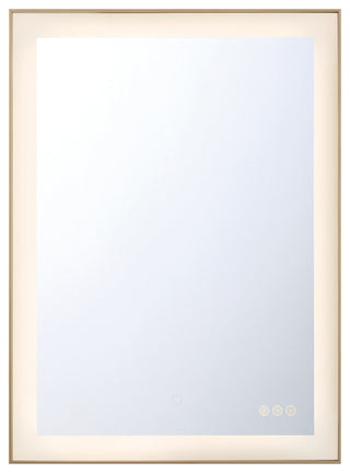 Lenora 30" Rectangular Mirror, Gold