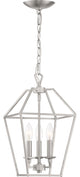 Aviary 3-Light Pendant, Brushed Nickel