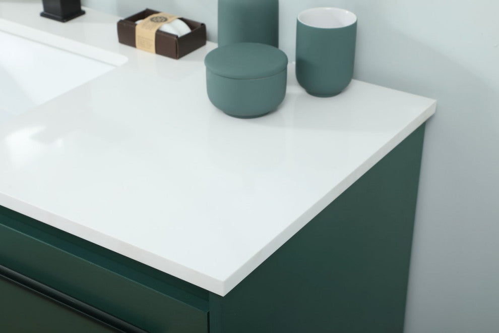 Sue 48" Single Bathroom Vanity, Green