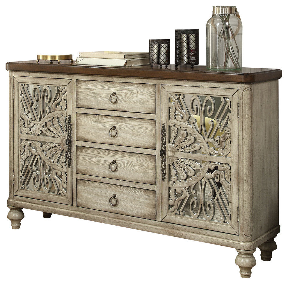 Vermont Console Table, Antique White