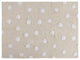 Polka Dots Washable Rug, Beige