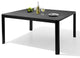 6-8 Person Expandable Aluminum Outdoor Patio Dining Table, Gray
