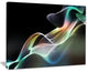 "Abstract Smoke Reflection" Abstract Digital Art Canvas Print