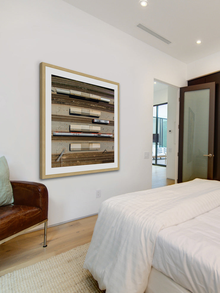 "Trains" Framed Print by Karolis Janulis