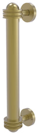 8" Door Pull With Dotted Accents, Satin Brass