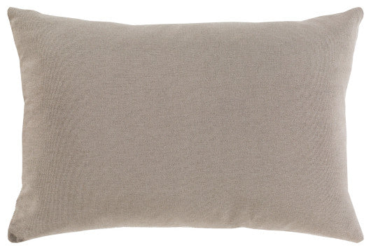 Cactus Silk CCS-007 13"H x 20"W Pillow With Polyester Insert, Taupe