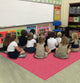 Kids Crazy Carpet Home School Area Rugs, People Pet Friendly, 12 Colors, Tickle
