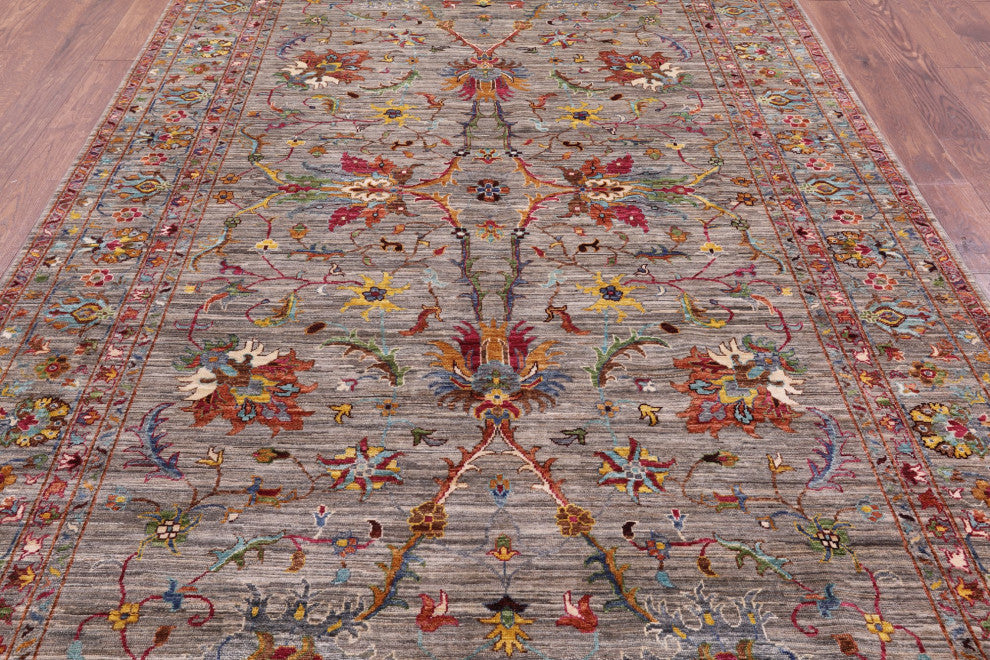 6' 8" X 10' 0" Persian Tabriz Handmade Rug Q5731